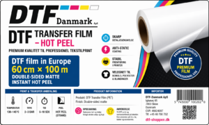 dtf film 60cm x 100m glossy/glossy